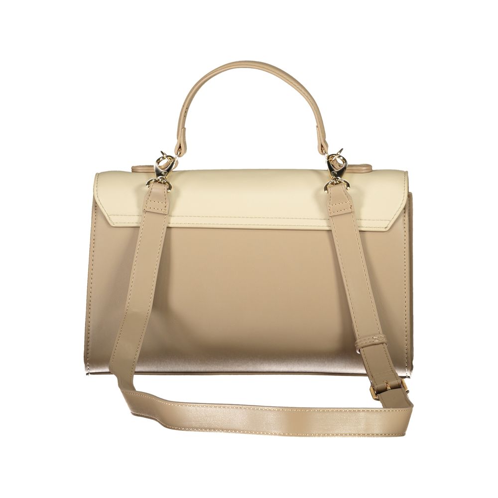Mario Valentino Beige Polyurethane Women Handbag
