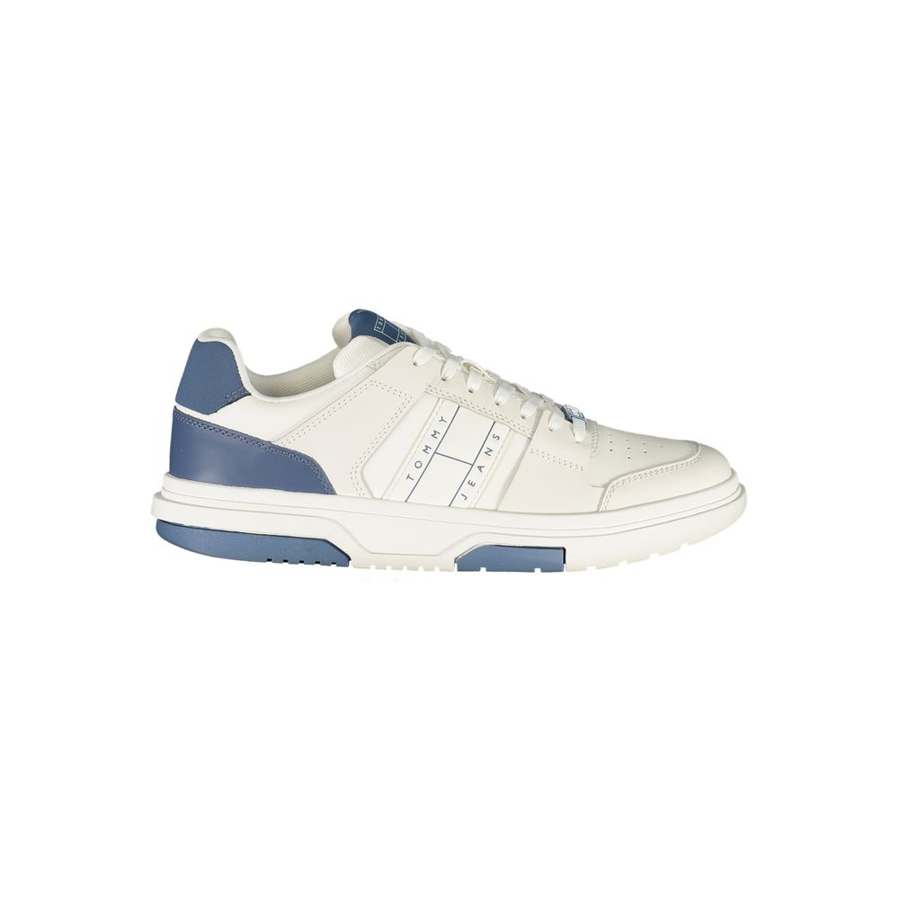 Tommy Hilfiger White Leather Men Sneaker