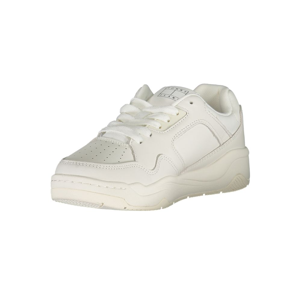 Tommy Hilfiger Bianco Poliuretano Donna Sneaker - Luxe Marca