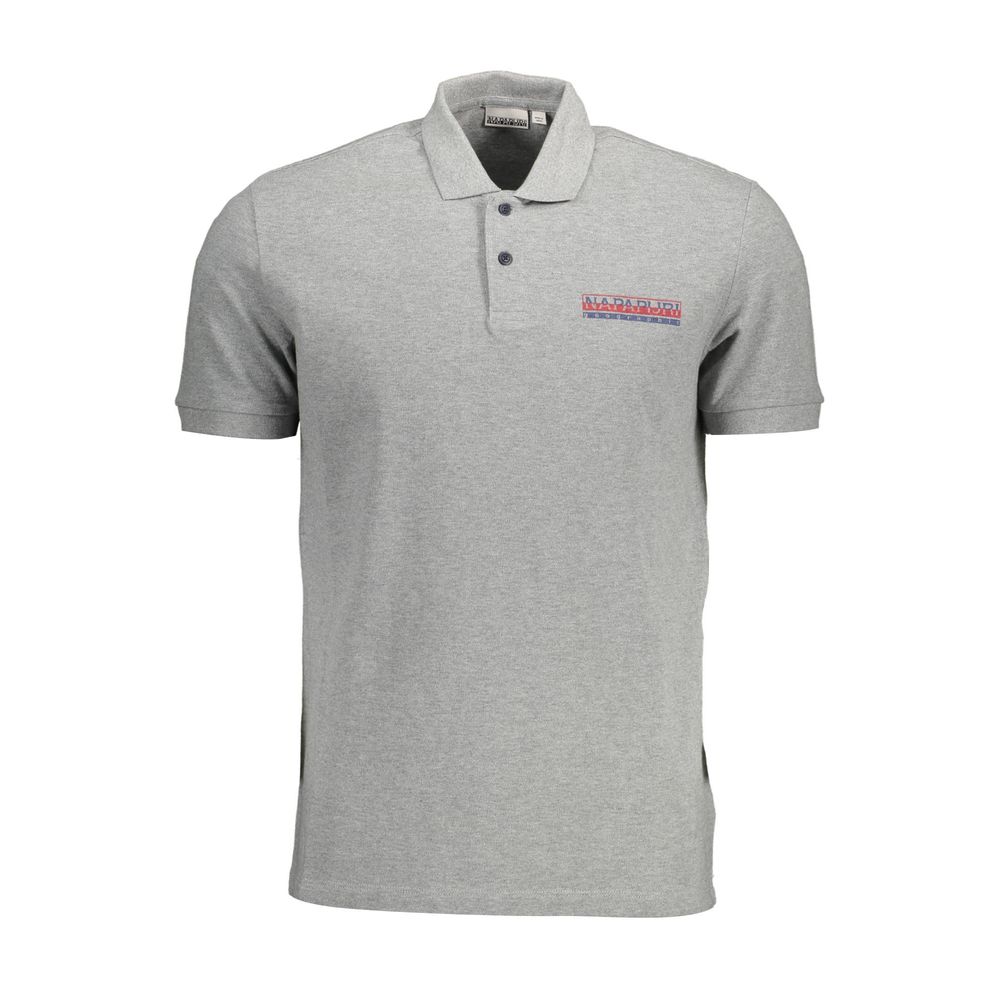 Napapijri Grigio Cotton Men's Polo