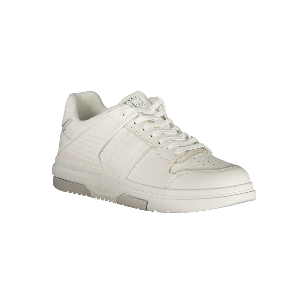 Tommy Hilfiger Bianco Poliuretano Men Sneaker - Luxe Marca