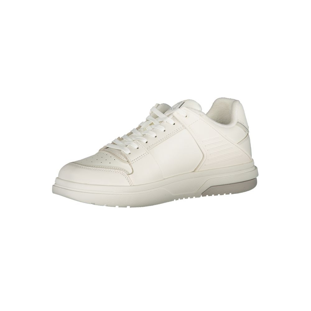 Tommy Hilfiger Bianco Poliuretano Men Sneaker - Luxe Marca
