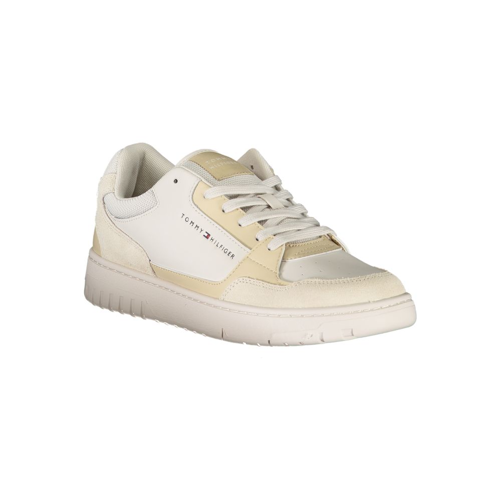 Tommy Hilfiger Beige Polyurethane Men Sneaker - Luxe Marca