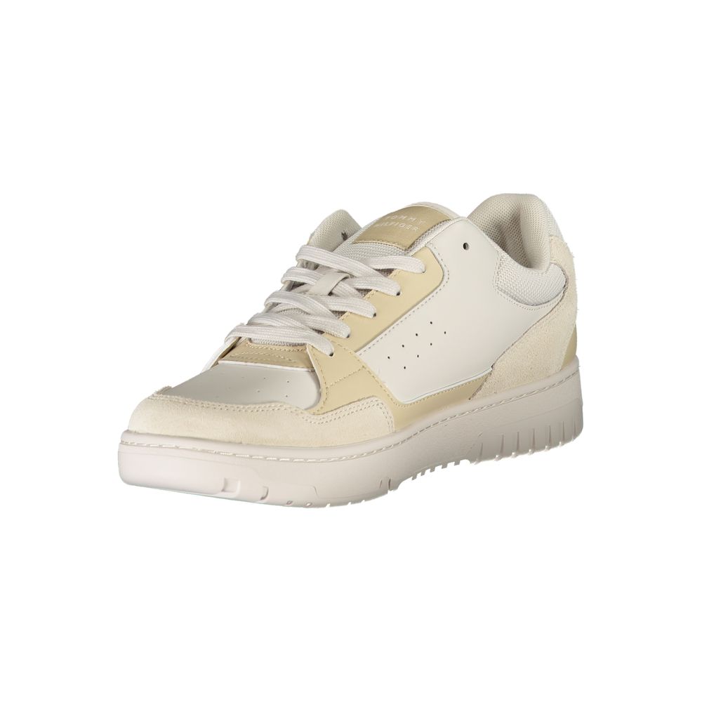 Tommy Hilfiger Beige Polyurethane Men Sneaker - Luxe Marca