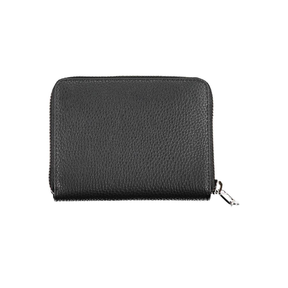 Tommy Hilfiger Black Polyurethane Women Wallet
