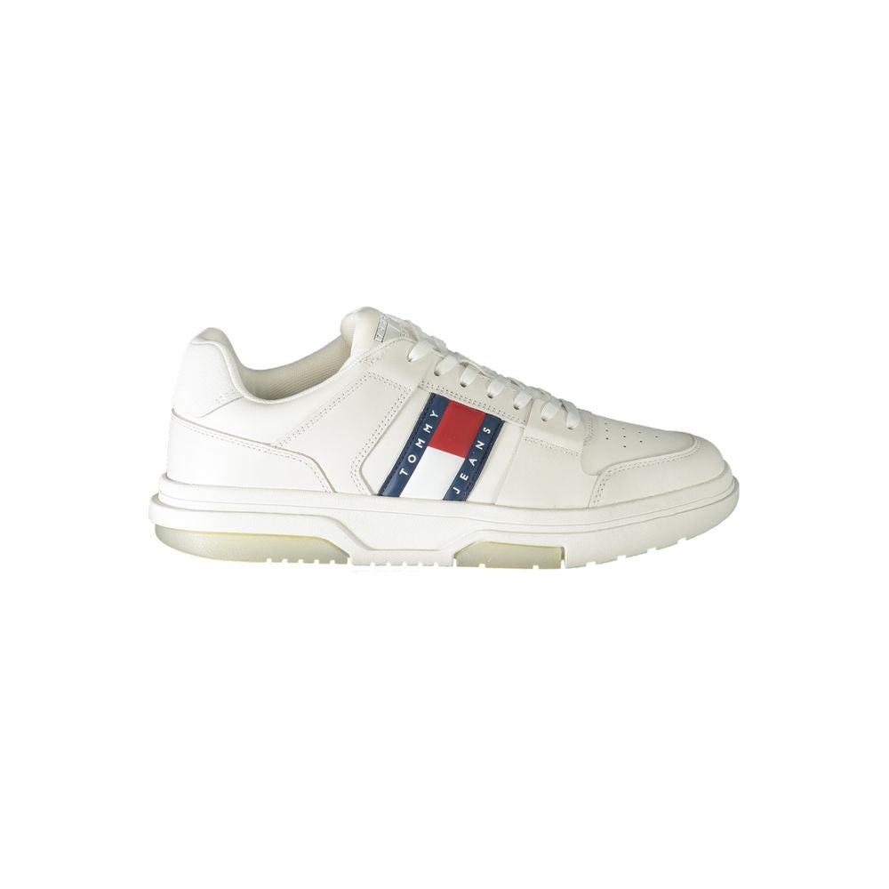 Tommy Hilfiger Bianco Polyurethane Men Sneaker - Luxe Marca