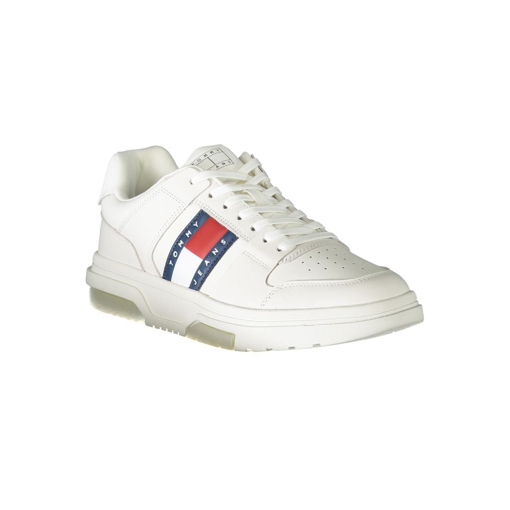 Tommy Hilfiger Bianco Polyurethane Men Sneaker - Luxe Marca