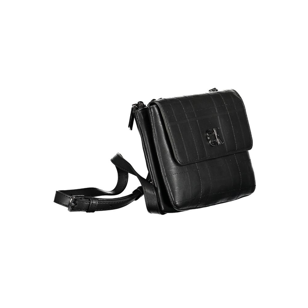 Calvin Klein Nero Polyester Women Shoulder Bag - Luxe Marca