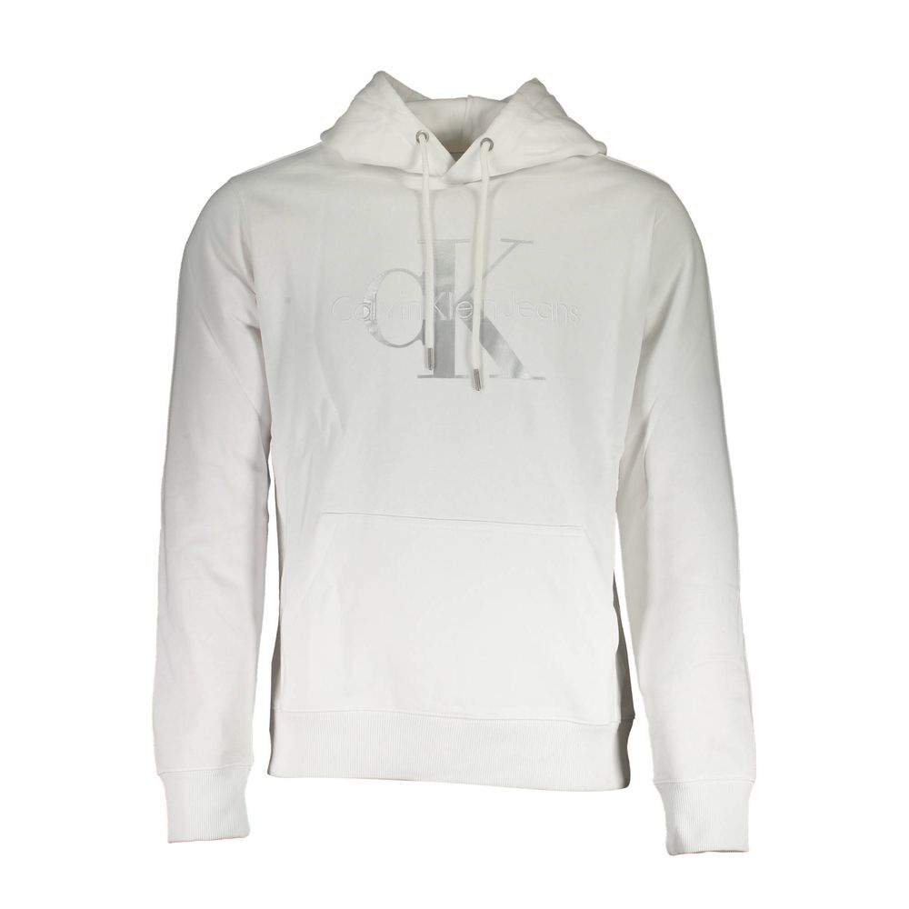 Calvin Klein White Cotton Men's Sweater - Luxe Marca
