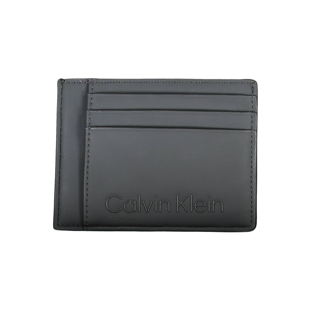 Calvin Klein Nero Polyurethane Men Cardholder - Luxe Marca