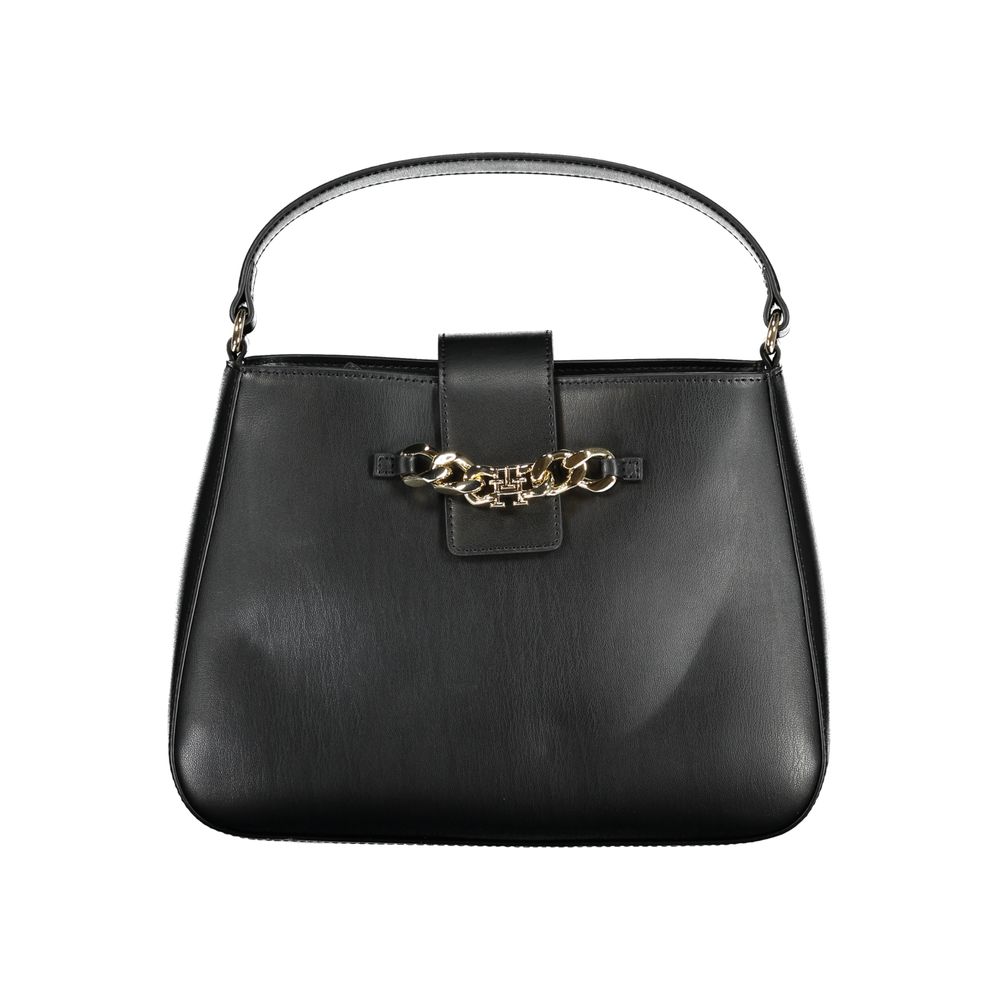 Tommy Hilfiger Nero Poliuretano Women Handbag - Luxe Marca
