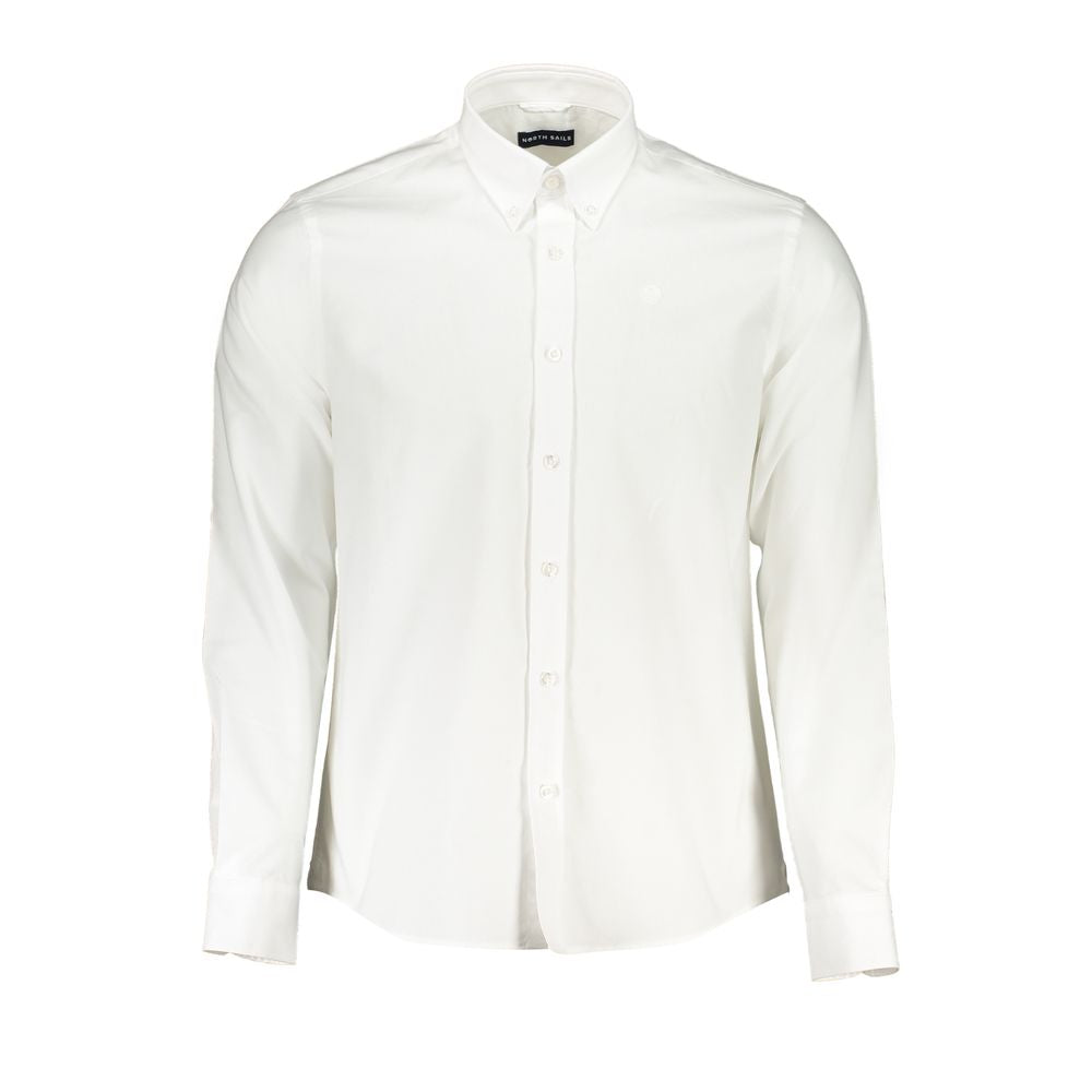 North Sails White Cotton Men's Shirt - Luxe Marca