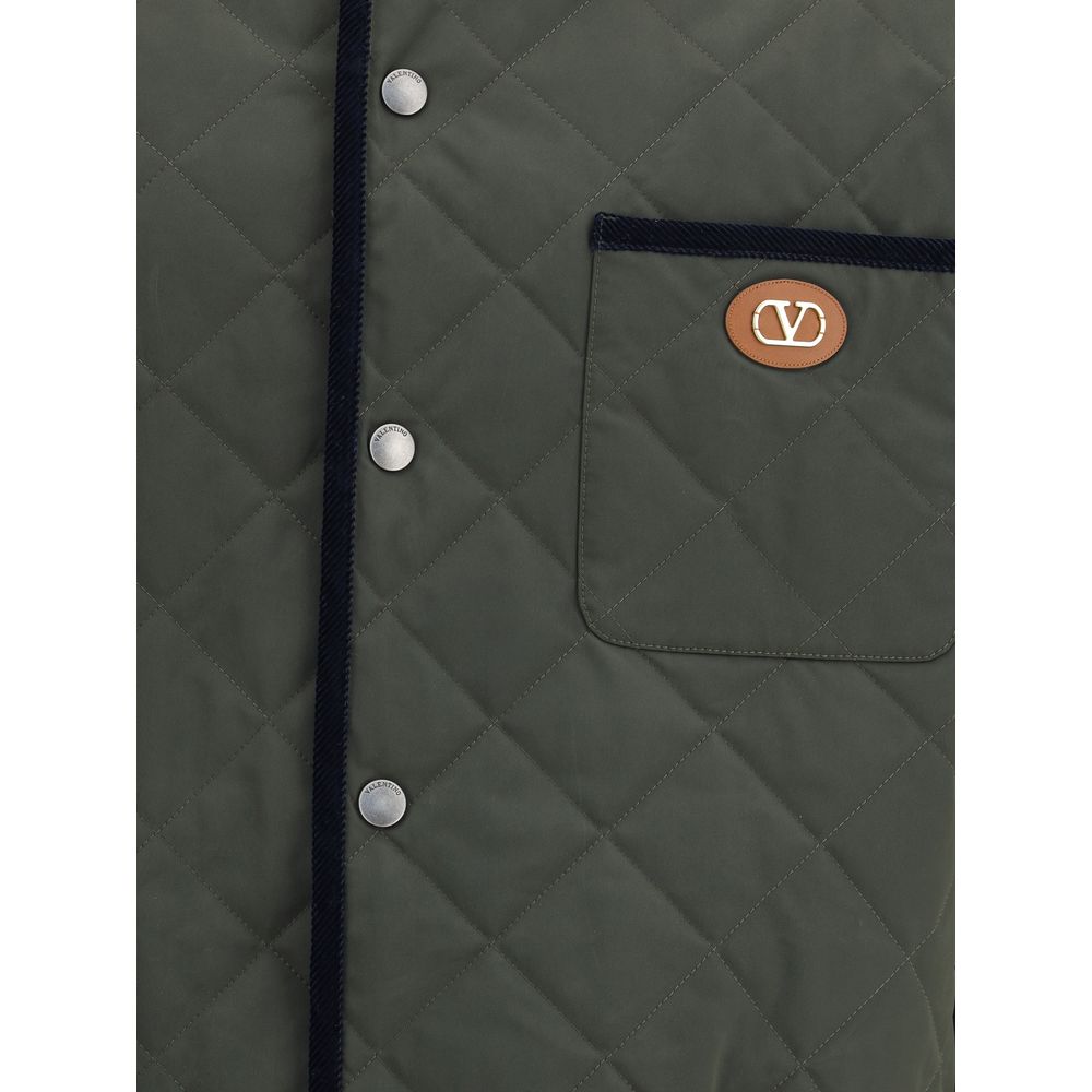 جاكيت مبطن بشعار فالنتينو