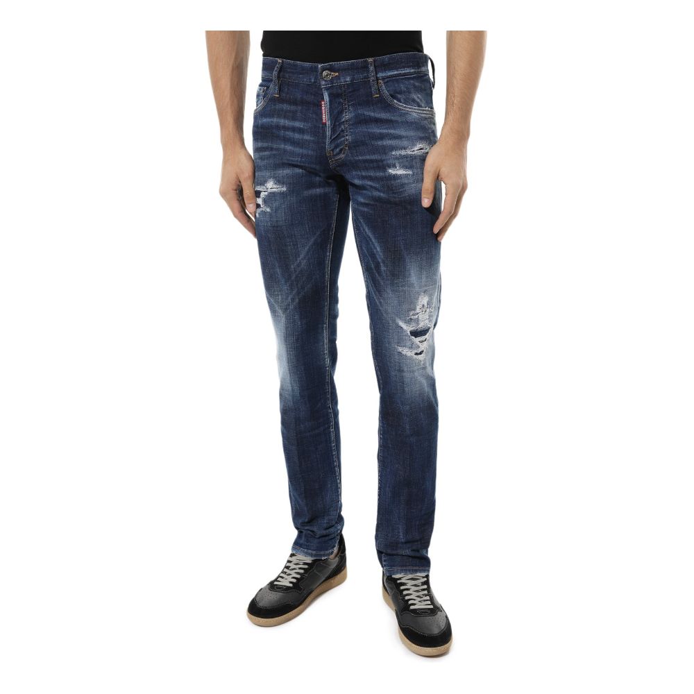 بنطال جينز وبنطال قطني أزرق من Dsquared²
