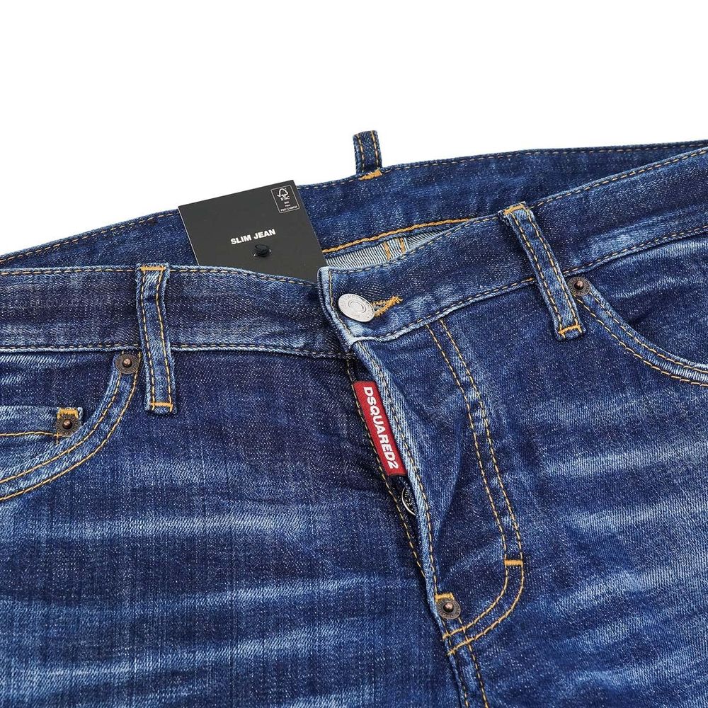 بنطال جينز وبنطال قطني أزرق من Dsquared²