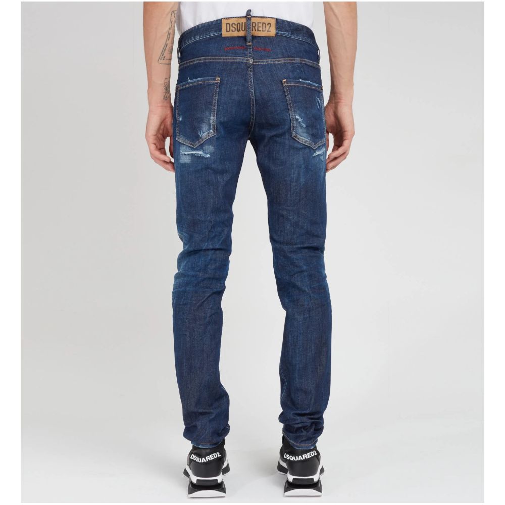 بنطال جينز وبنطال قطني أزرق من Dsquared²