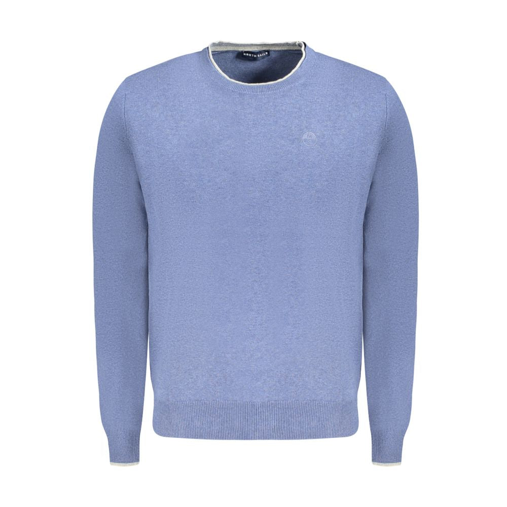 North Sails Blue Cotton Men's Sweater