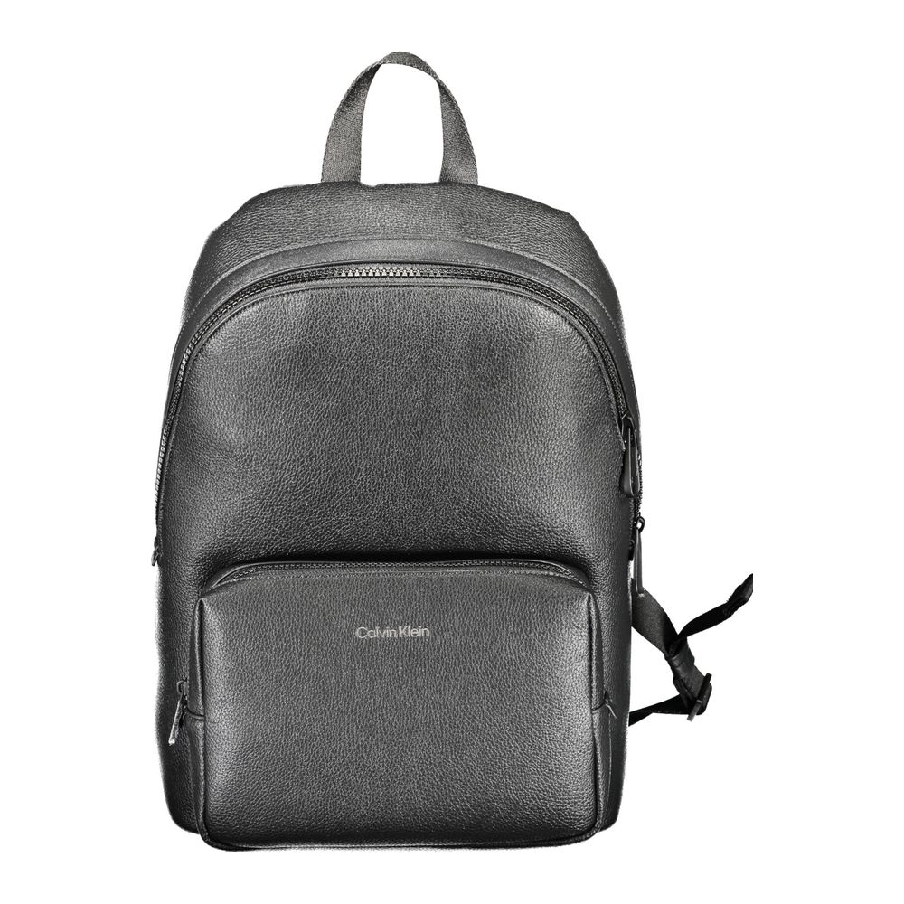 Calvin Klein Nero Poliuretano Men Backpack - Luxe Marca