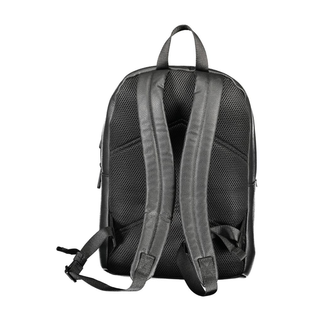 Calvin Klein Nero Poliuretano Men Backpack - Luxe Marca