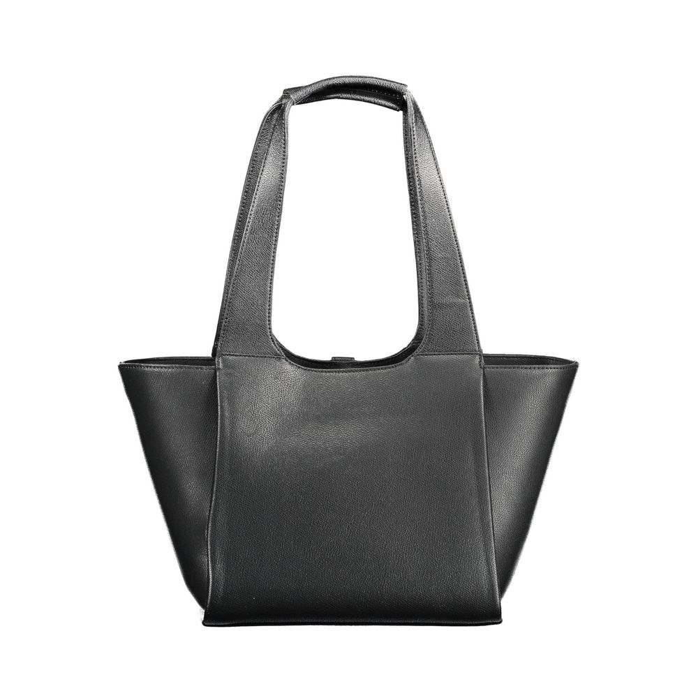 Tommy Hilfiger Black Polyurethane Women Handbag - Luxe Marca