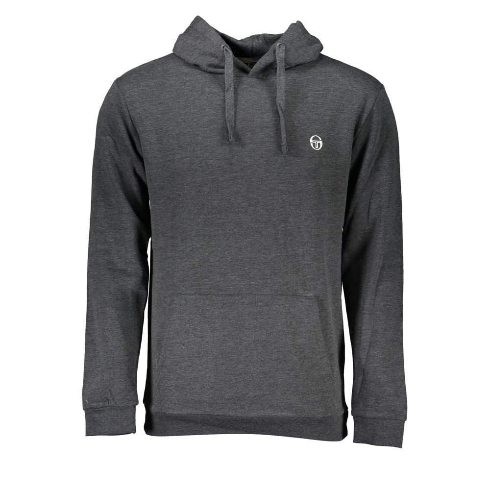 Sergio Tacchini Grigio Cotton Men Sweatshirt - Luxe Marca