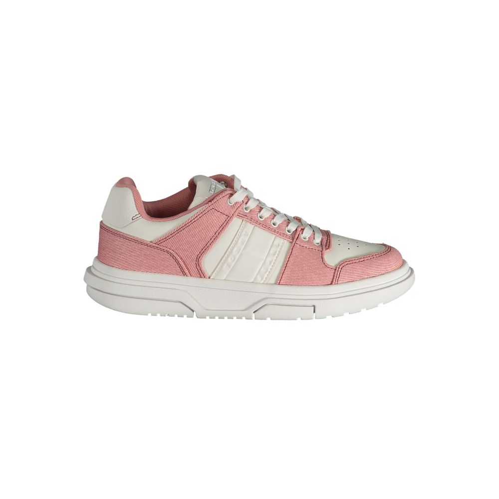 Tommy Hilfiger Rosa Poliuretano Donna Sneaker - Luxe Marca