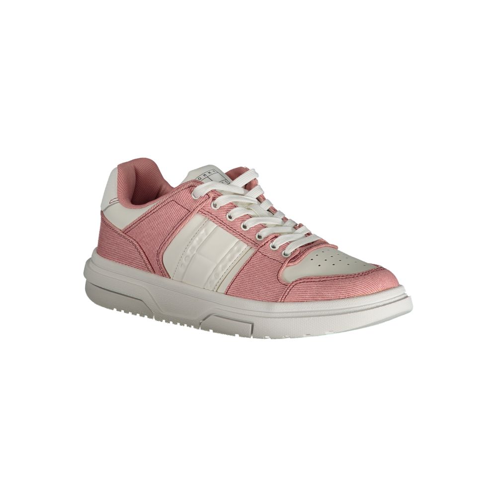 Tommy Hilfiger Rosa Poliuretano Donna Sneaker - Luxe Marca