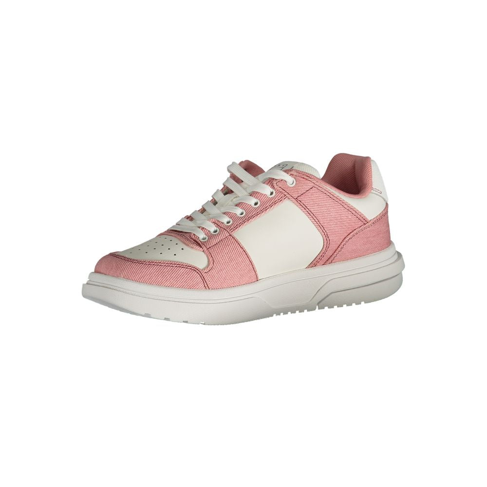 Tommy Hilfiger Rosa Poliuretano Donna Sneaker - Luxe Marca