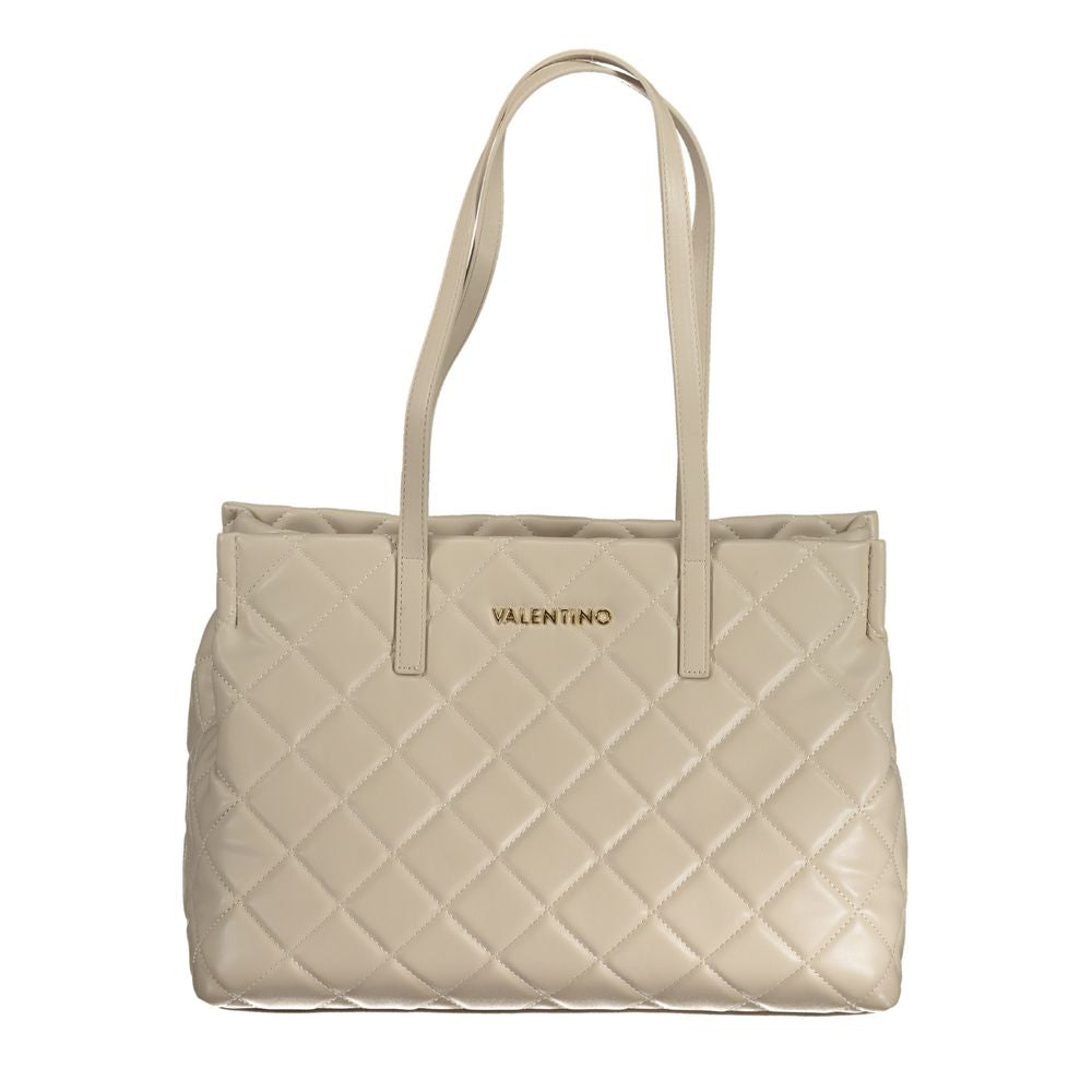 Mario Valentino Beige Polyethylene Handbag