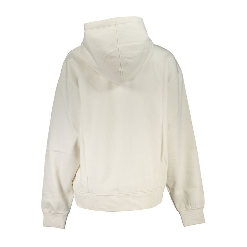Calvin Klein White Cotton Women Sweatshirt - Luxe Marca
