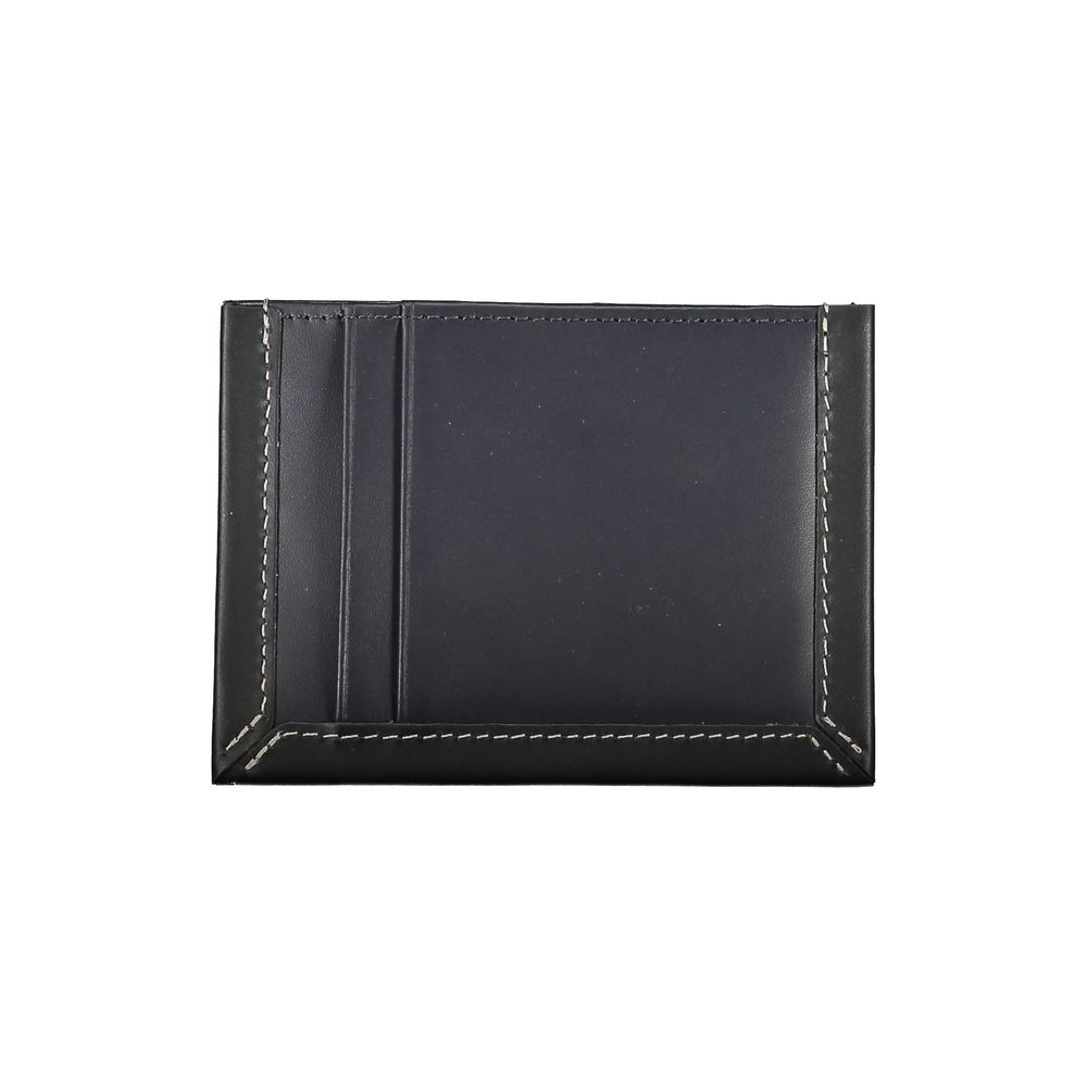 Tommy Hilfiger Blue Leather Men Wallet - Luxe Marca