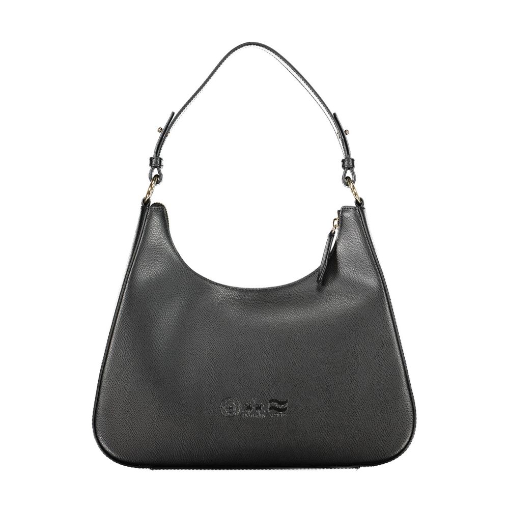 La Martina Black Leather Women's Shoulder Bag - Luxe Marca