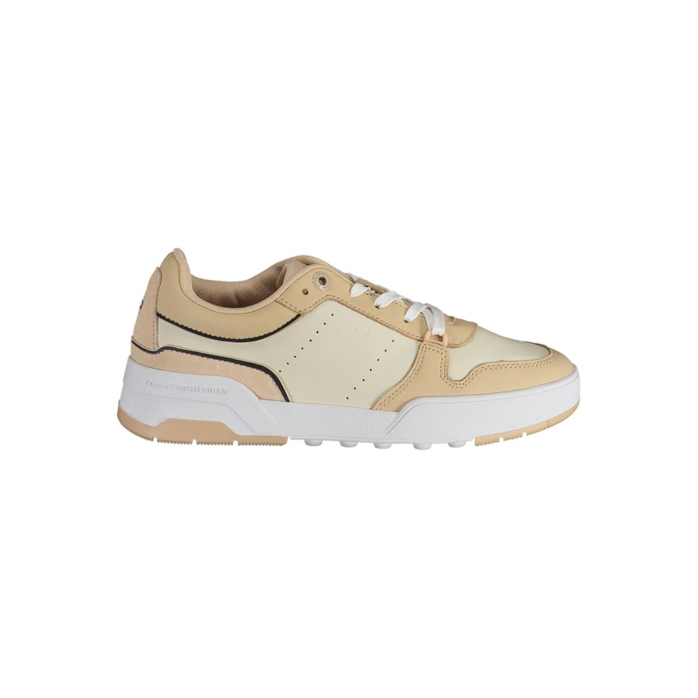 Tommy Hilfiger Beige Polyester Women Sneaker - Luxe Marca