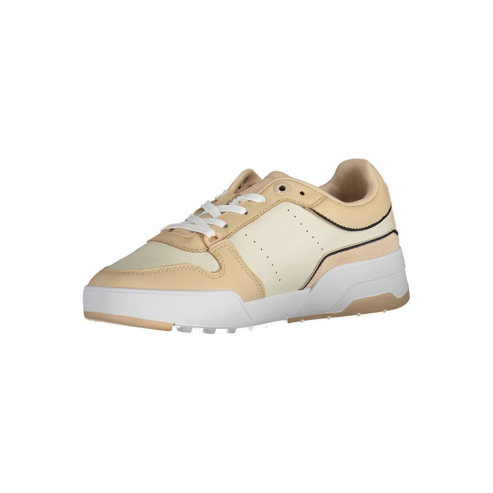 Tommy Hilfiger Beige Polyester Women Sneaker - Luxe Marca