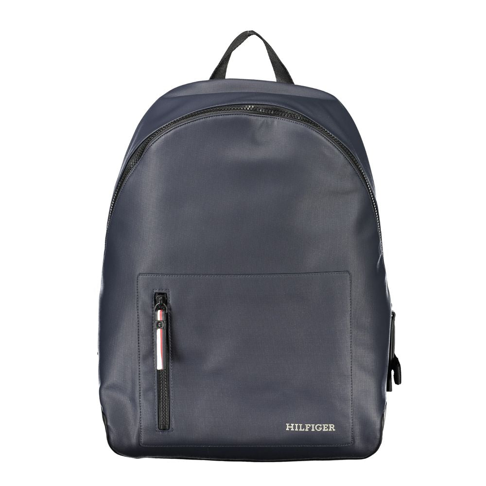 Tommy Hilfiger Blu Polyurethane Men Backpack - Luxe Marca