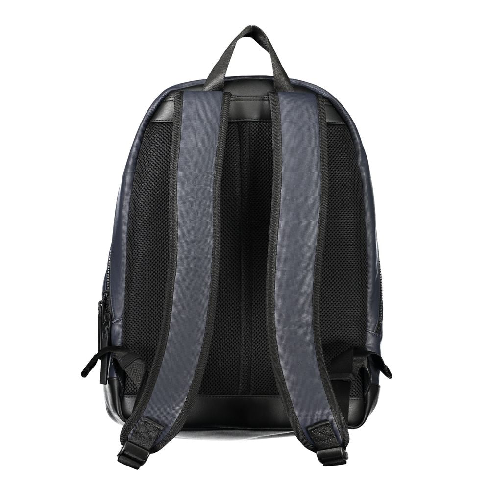 Tommy Hilfiger Blu Polyurethane Men Backpack - Luxe Marca
