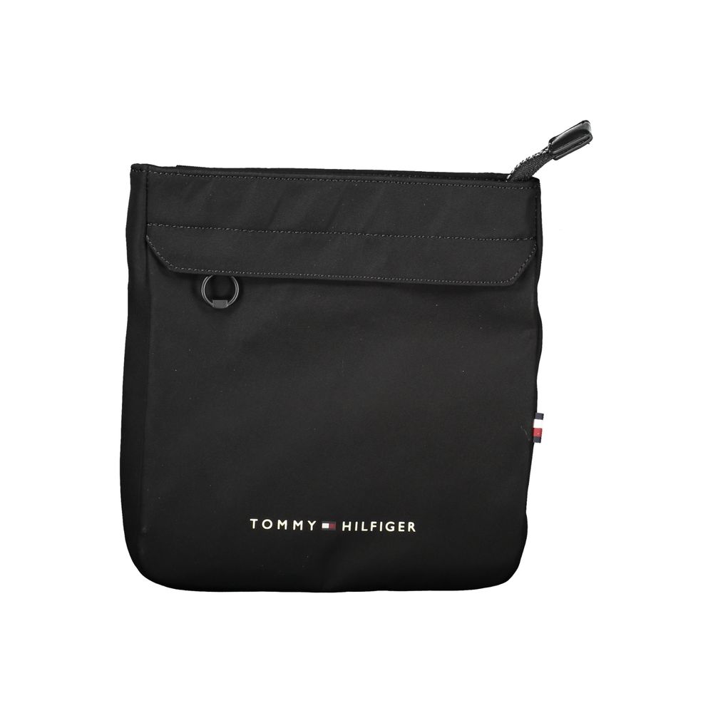 Tommy Hilfiger Black Polyester Men's Shoulder Bag - Luxe Marca