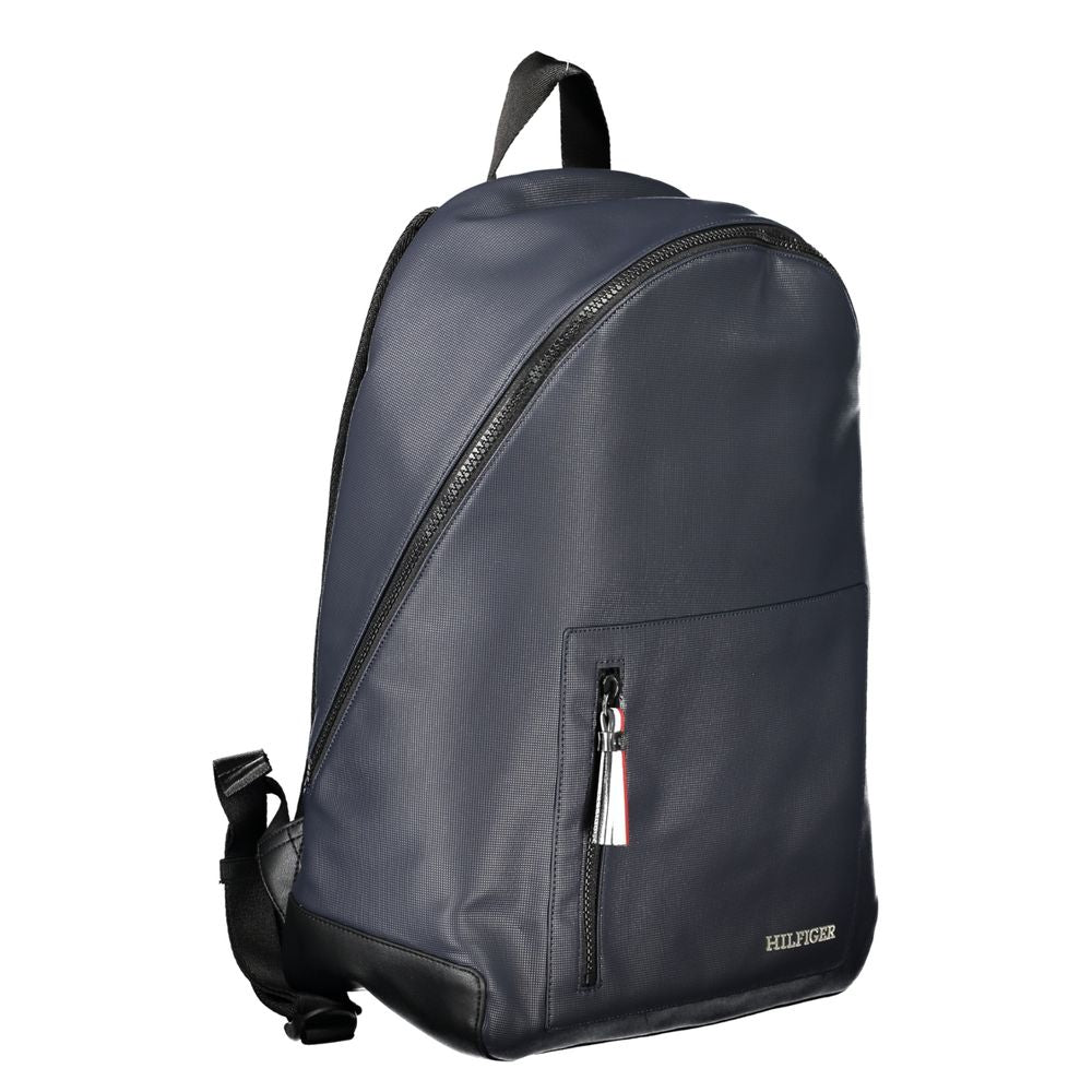 Tommy Hilfiger Blu Polyurethane Men Backpack - Luxe Marca