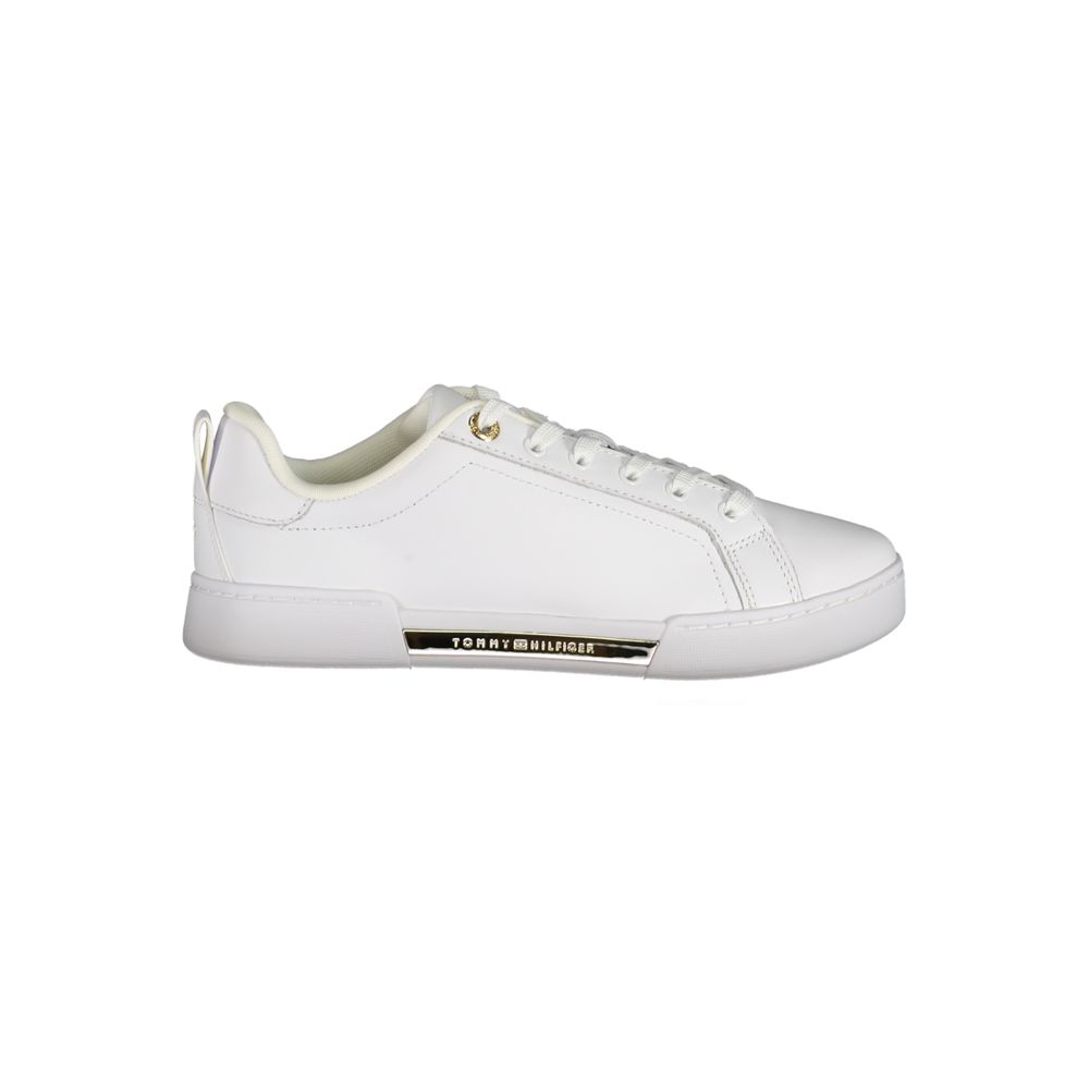 Tommy Hilfiger Bianco Leather Women Sneaker - Luxe Marca