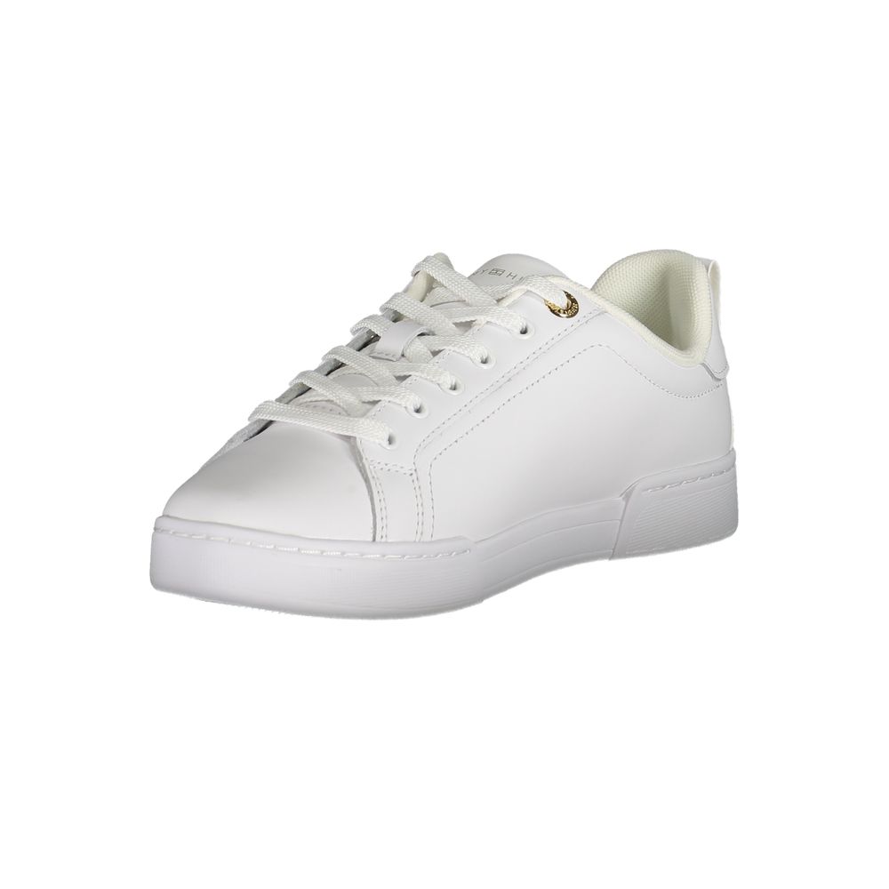 Tommy Hilfiger Bianco Leather Women Sneaker - Luxe Marca
