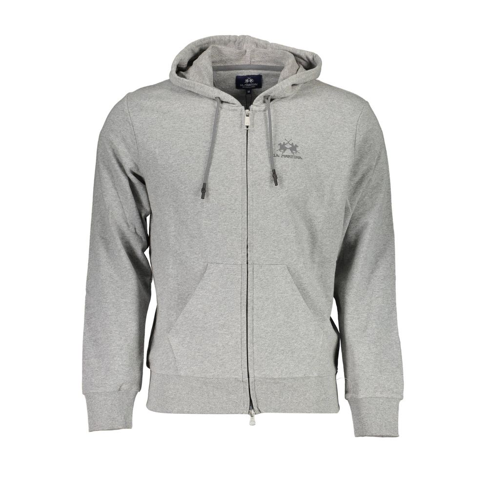 La Martina Grigio Cotton Mens Sweatshirt