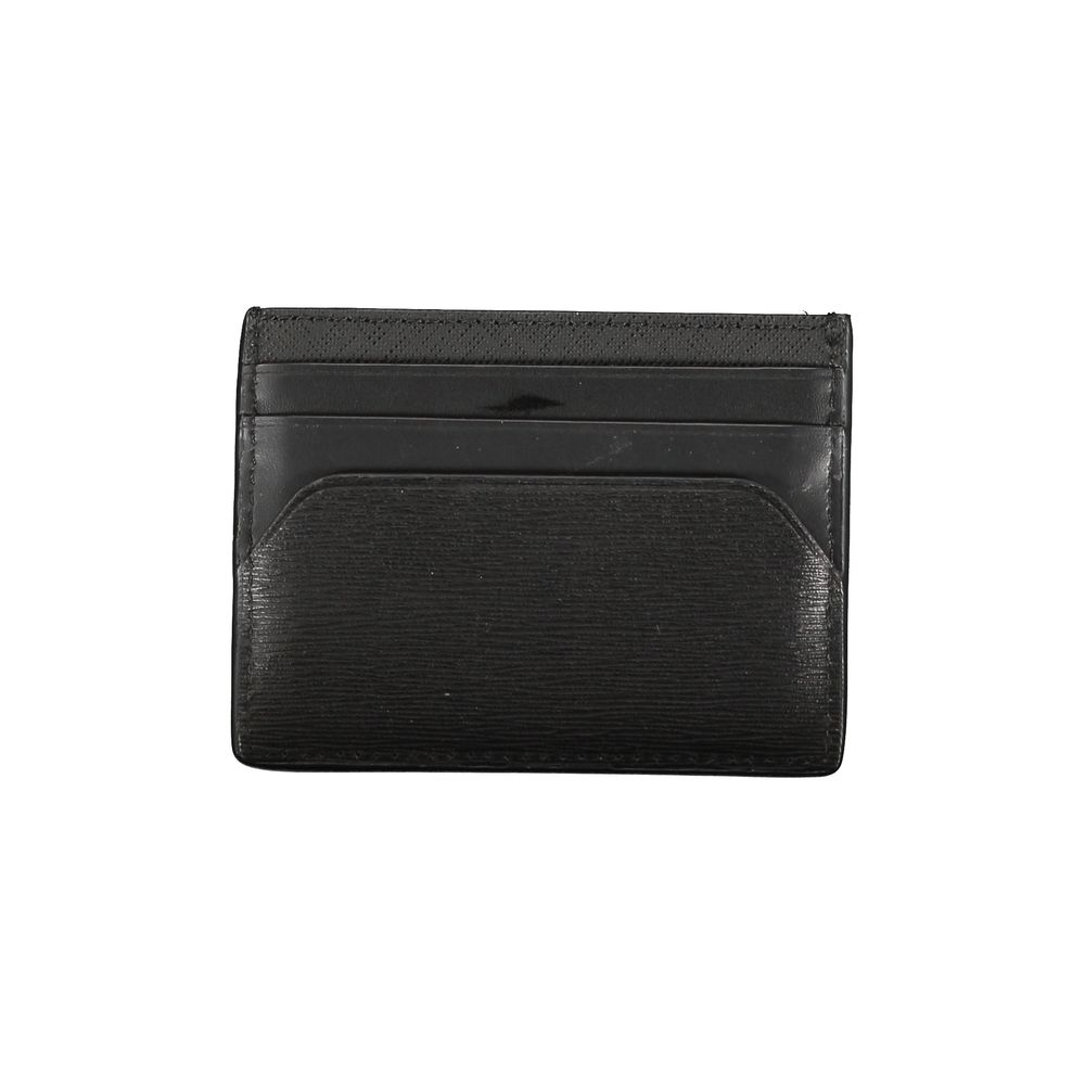Tommy Hilfiger Black Leather Men Wallet - Luxe Marca