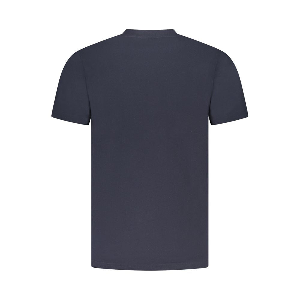Cavalli Class Blu Cotton Men T-Shirt