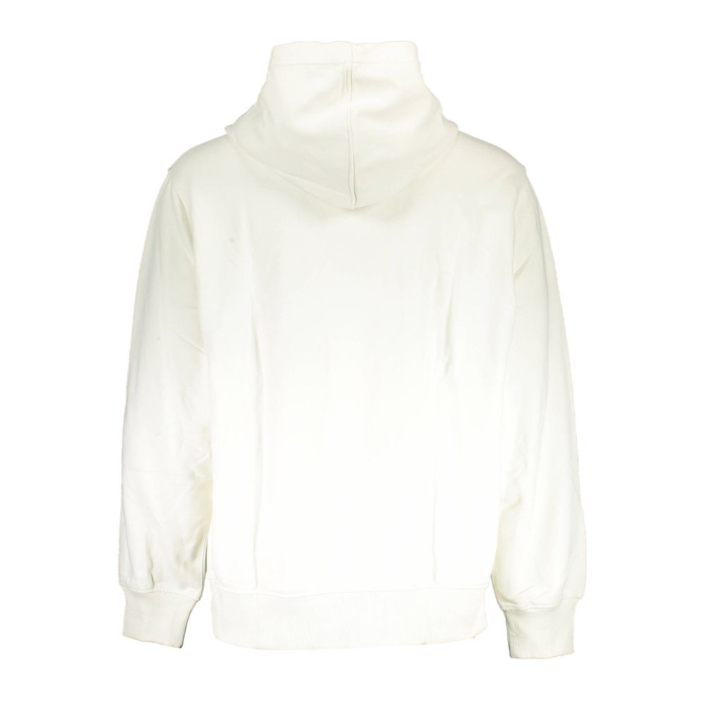 Calvin Klein White Cotton Men's Sweatshirt - Luxe Marca