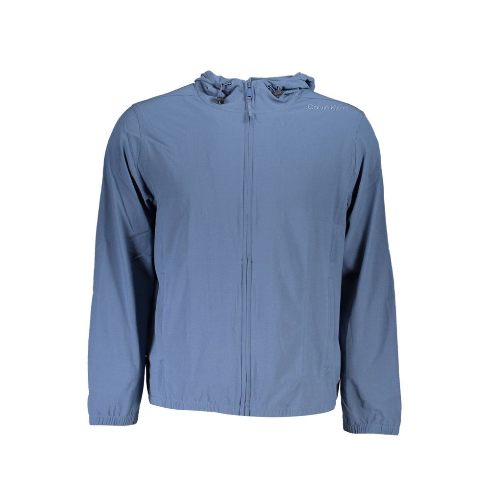 Calvin Klein Blue Polyester Men's Sweatshirt - Luxe Marca