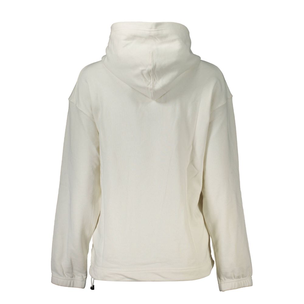 Calvin Klein White Cotton Women's Sweatshirt - Luxe Marca