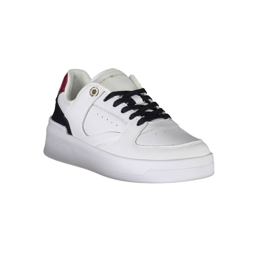 Tommy Hilfiger Bianco Leather Women Sneaker - Luxe Marca