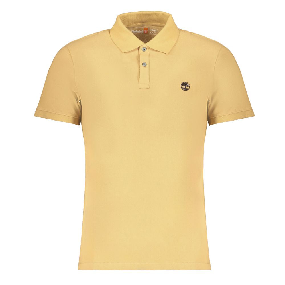 Timberland Beige Cotton Men Polo - Luxe Marca