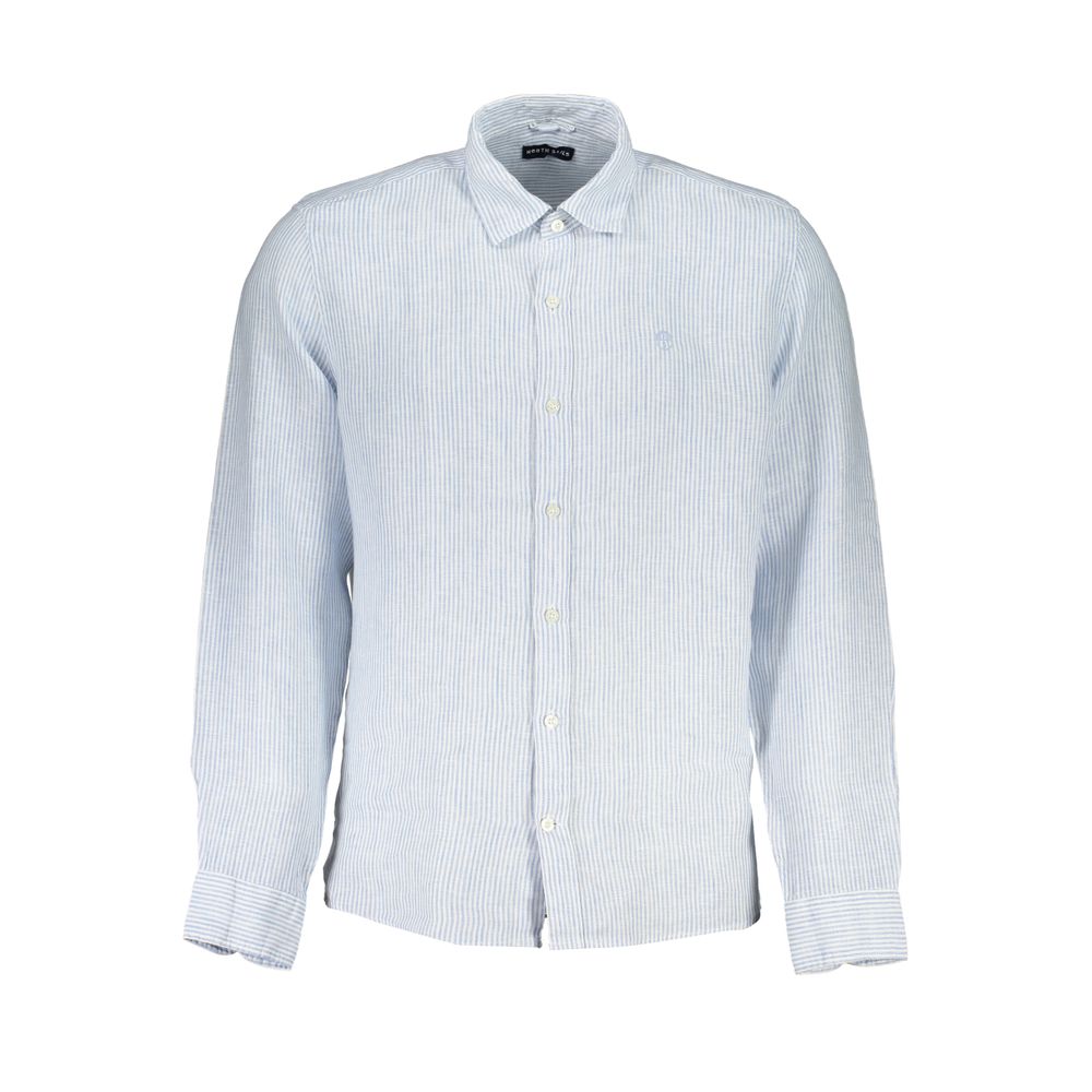 North Sails Azzurro Linen Men Shirt - Luxe Marca
