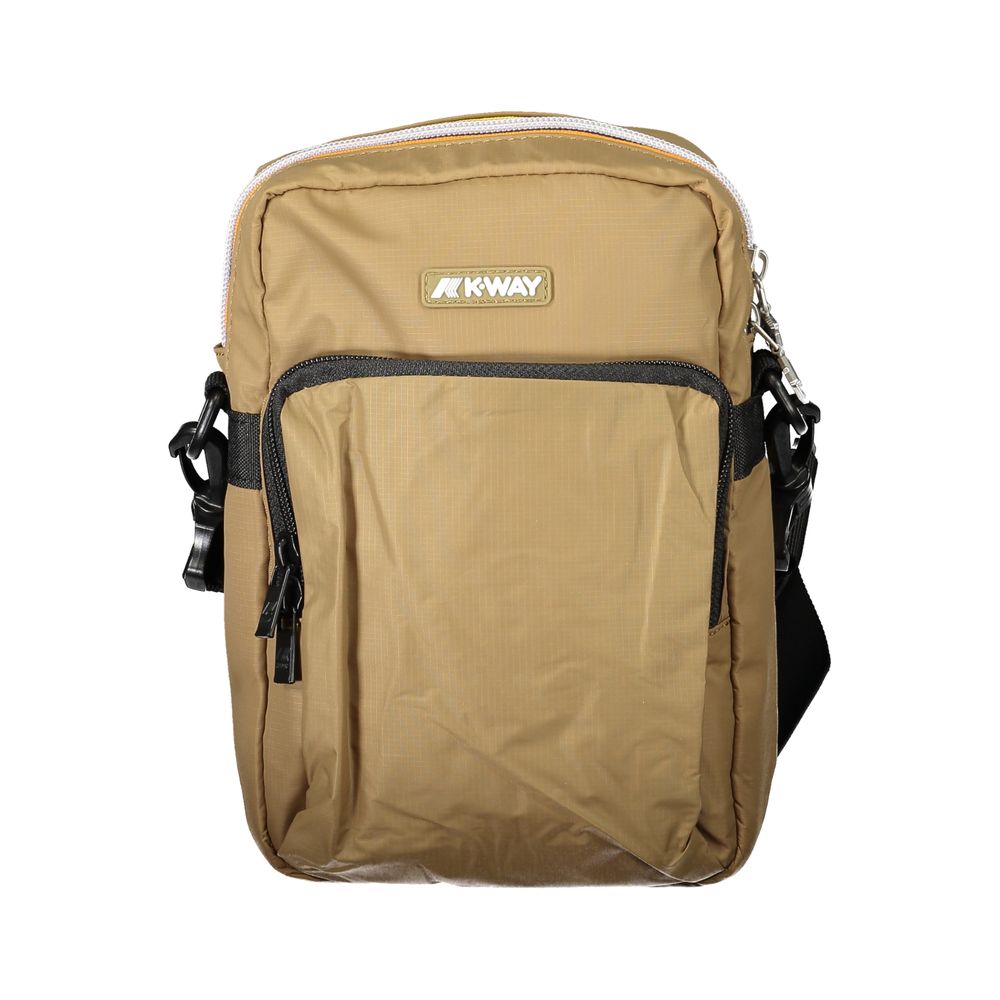Brown Polyamide Shoulder Bag